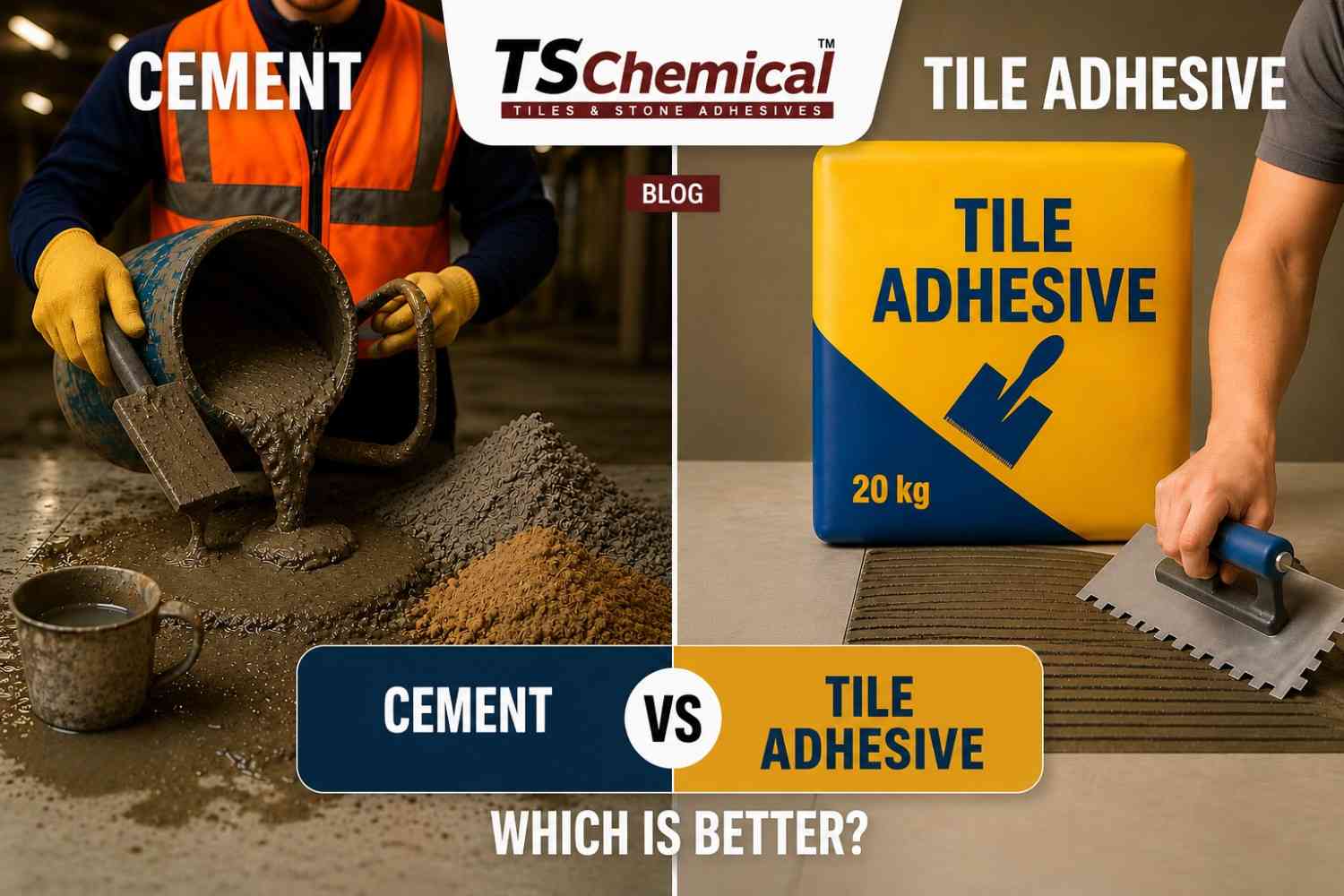 Tile Adhesive vs Cement Mortar: Which one is Better?